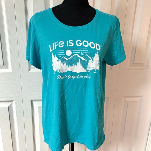 Life Is Good Tops - Life is Good Crusher Lite 'Don't Forget To Play' Tee